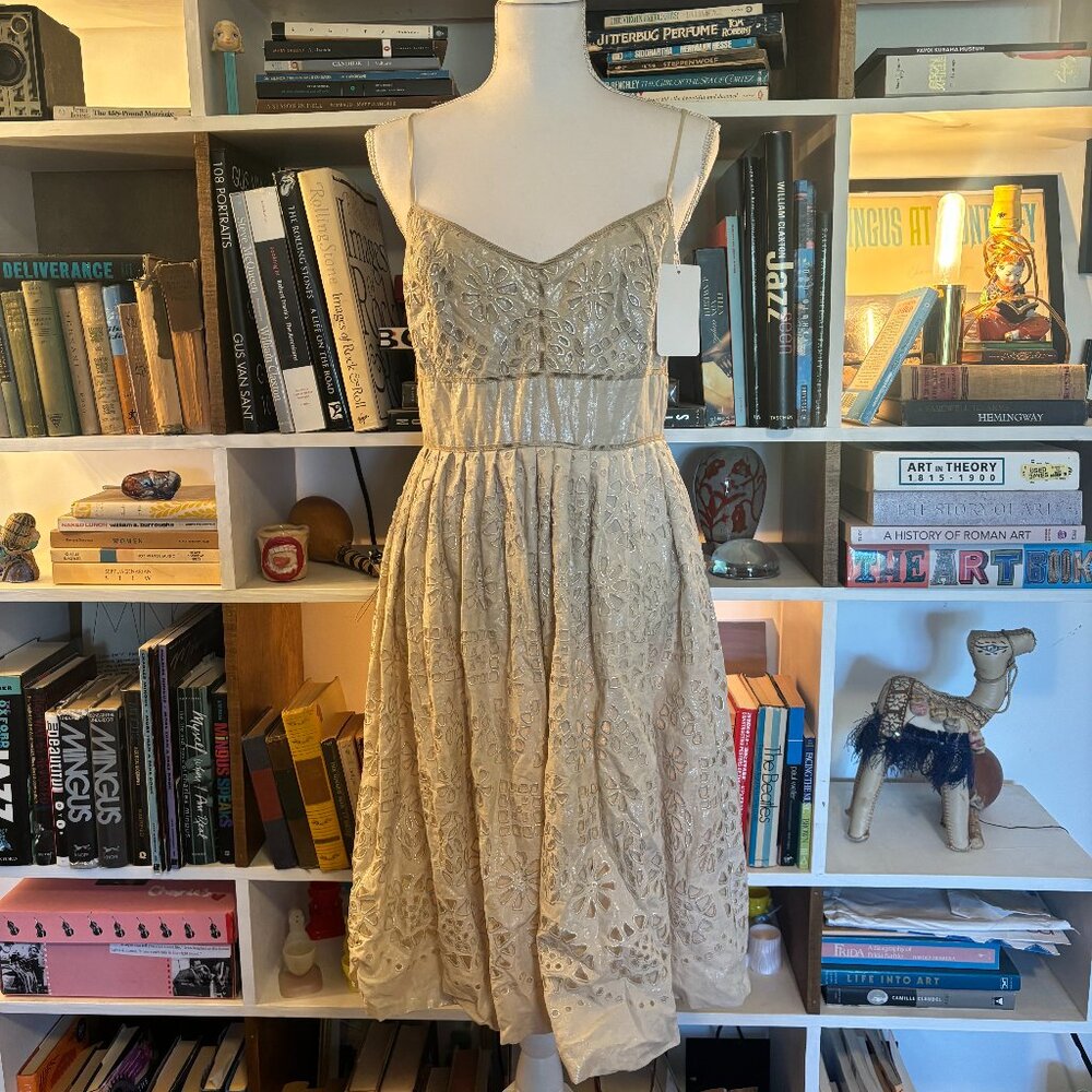 DKNY embroidered dress
